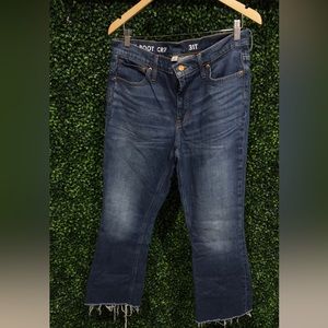 EUC JCREW DEMI BOOT CROP 31T